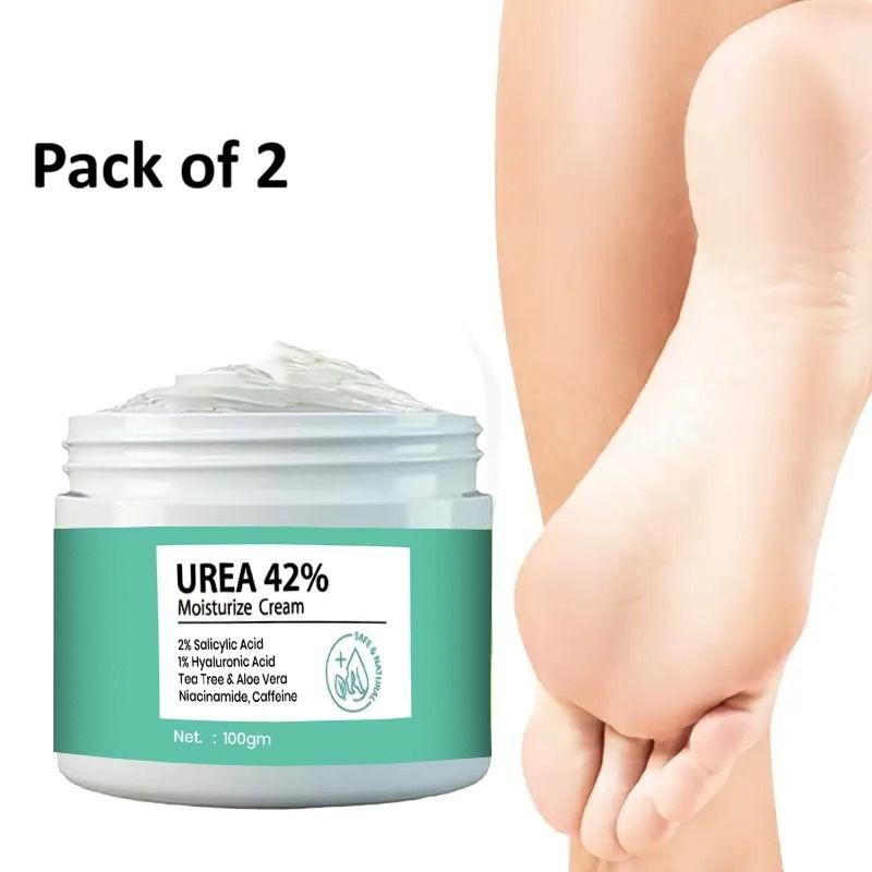 Urea 42% Moisturizing Cream 100gm (Pack of 2)